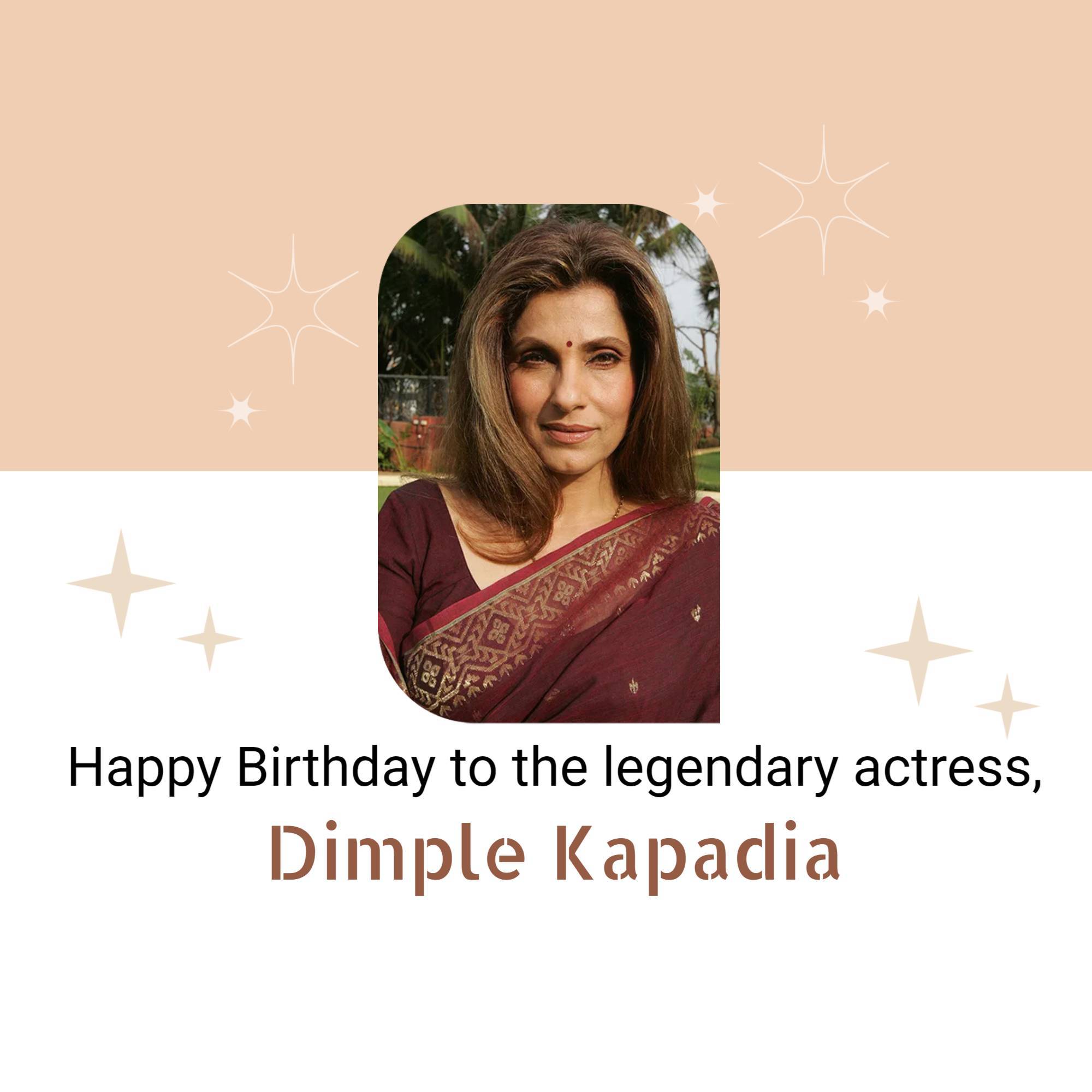 Dimple Kapadia Birthday