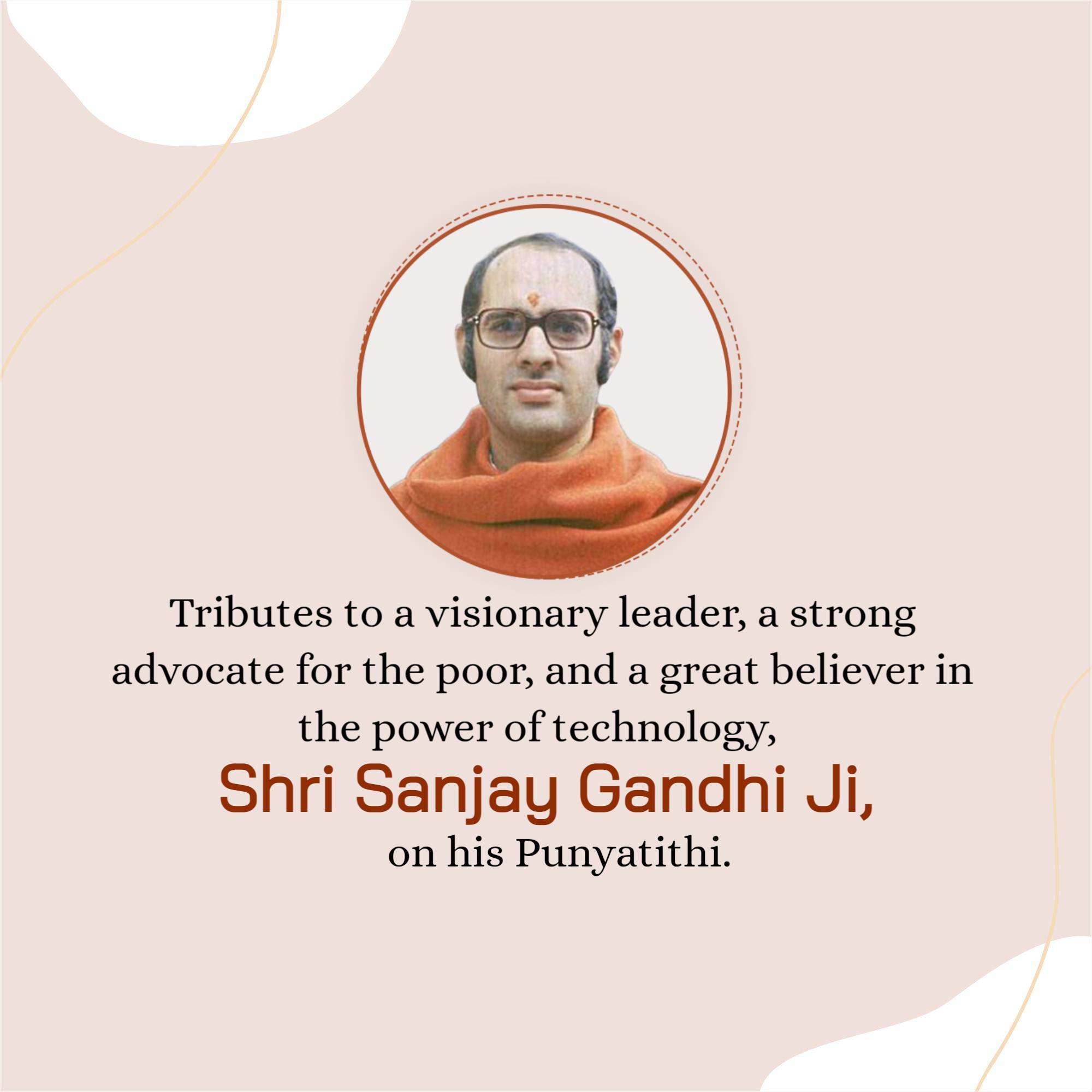 Sanjay Gandhi Punyatithi