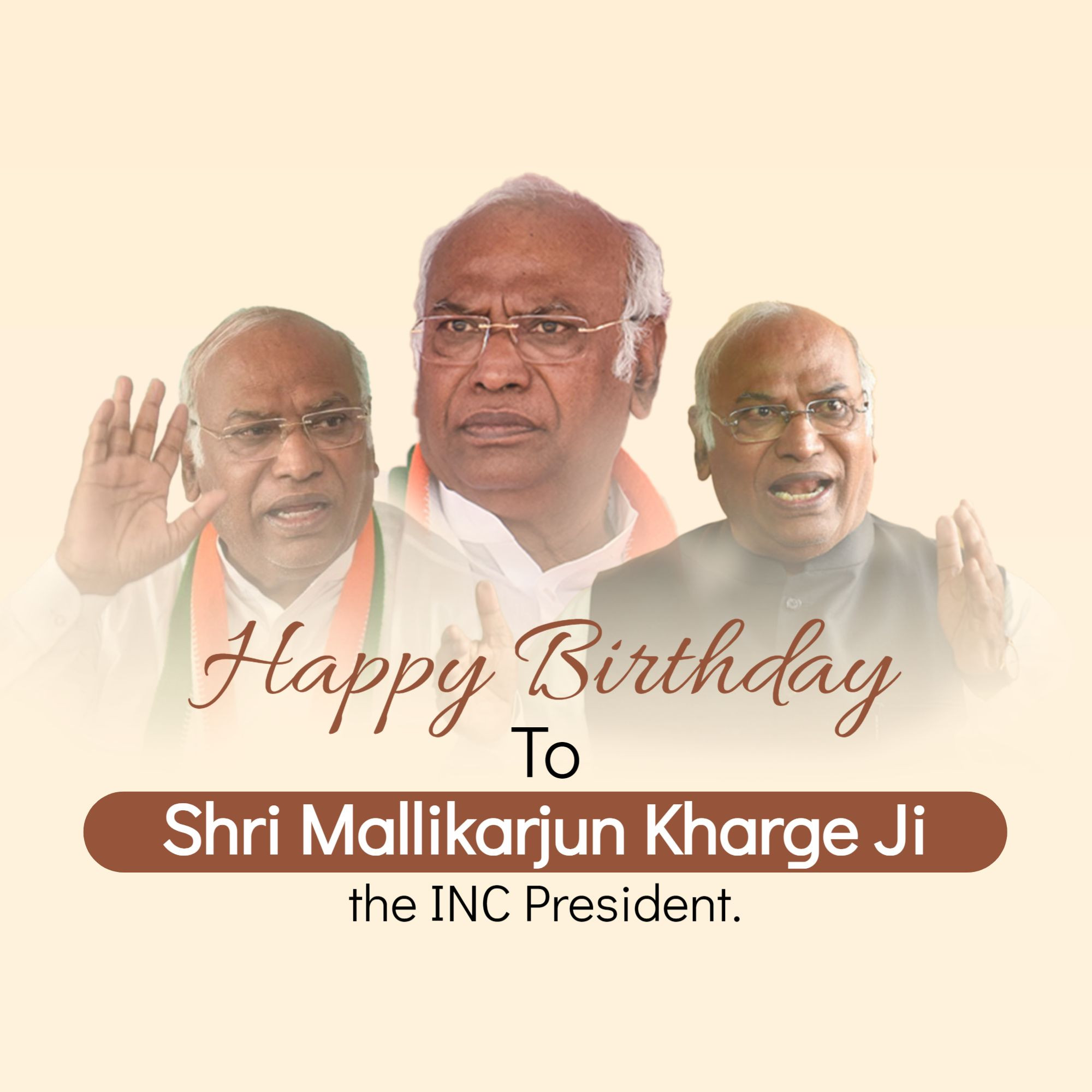 Mallikarjun Kharge Birthday