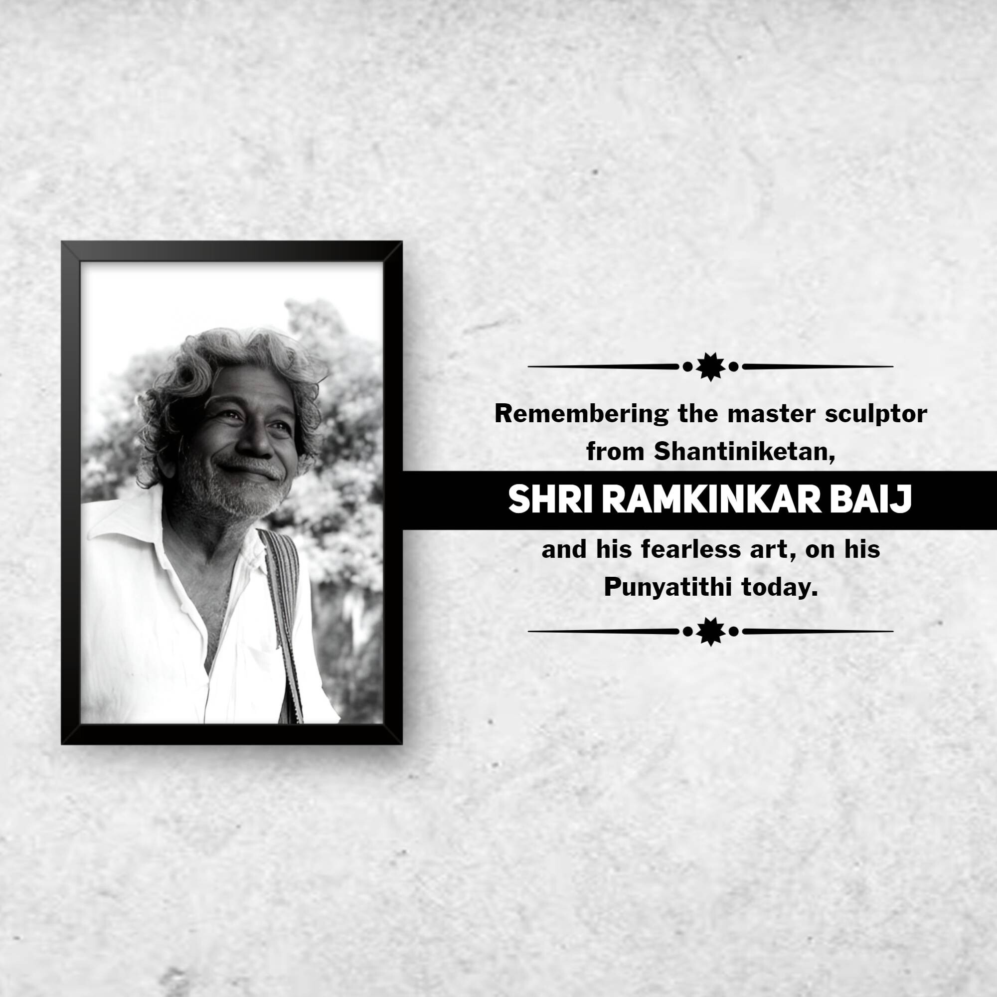 Ramkinkar Baij Punyatithi
