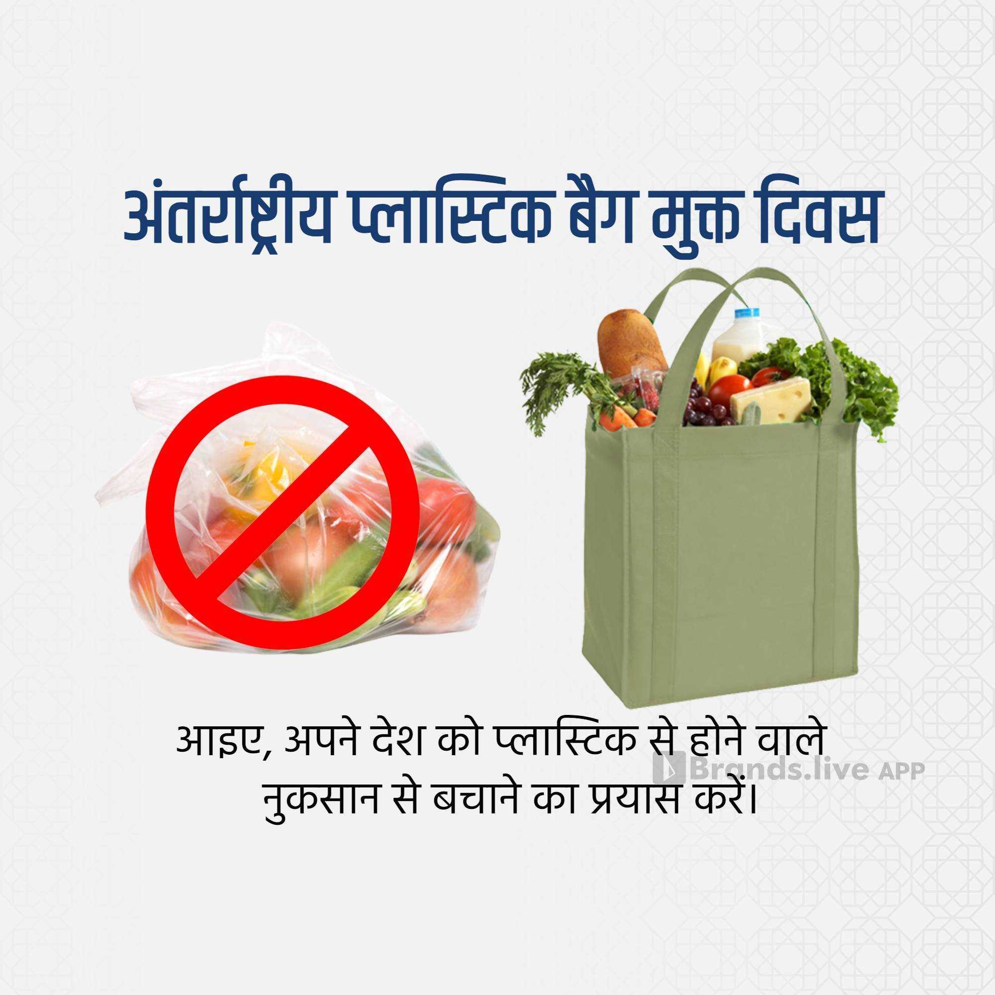 International Plastic Bag Free Day