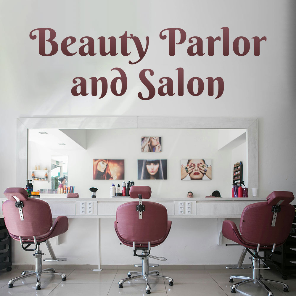 Beauty parlor and salon
